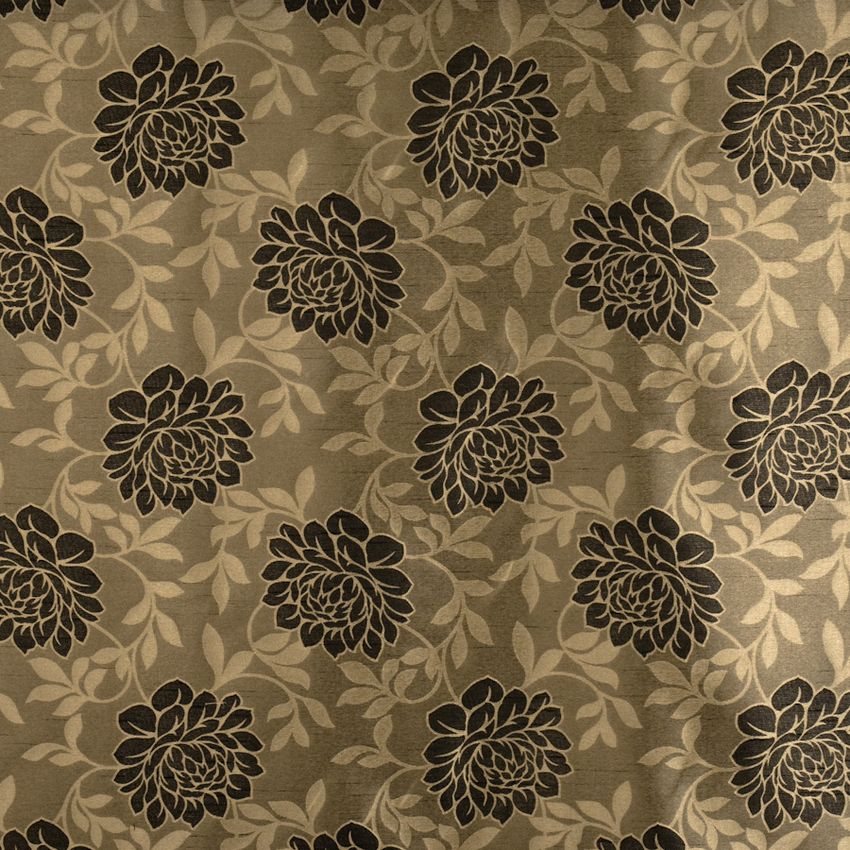Ebony-Black-Linen-Floral-Contemporary-Faux-Silk-Multi-Purpose-exclusive-Drapery-and-Upholstery-Fabric